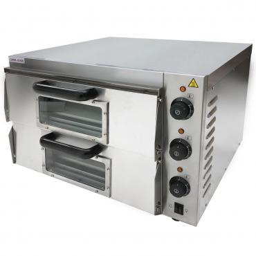 Cater-Cook Twin Deck Electric Pizza Oven - 8 x 9