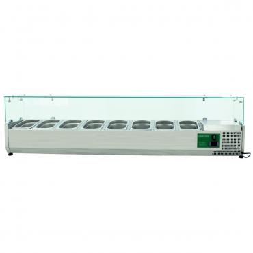 Cater-Cool CK1800TU Commercial Refrigerated Topping Unit - 8 x 1/4GN