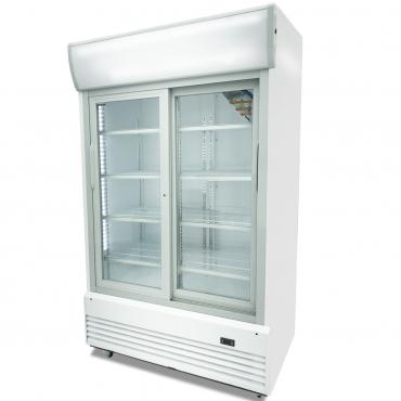 Cater-Cool CK2002 Commercial Upright Double Sliding Door Display Refrigerator 1000Ltr