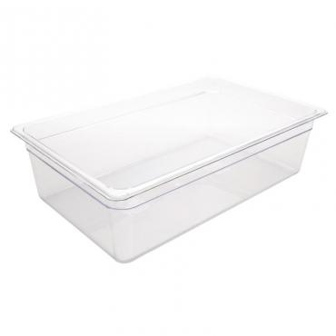 Cater-Cook 1/1GN Clear Polycarbonate Gastronorm Container, 150mm Deep - CK3005