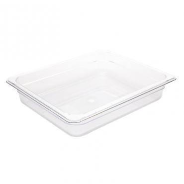 Cater-Cook 1/2GN Clear Polycarbonate Gastronorm Container, 65mm Deep - CK3008