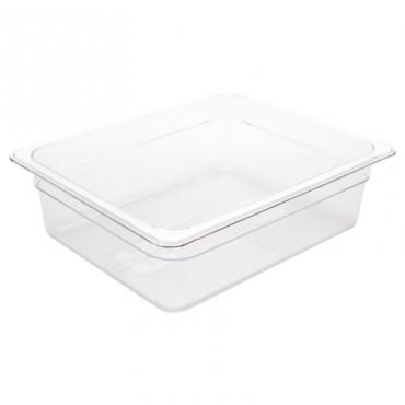 Cater-Cook 1/2GN Clear Polycarbonate Gastronorm Container, 100mm Deep - CK3009