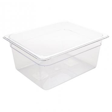 Cater-Cook 1/2GN Clear Polycarbonate Gastronorm Container, 150mm Deep - CK3010