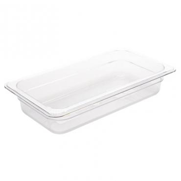 Cater-Cook 1/3GN Clear Polycarbonate Gastronorm Container, 65mm Deep - CK3013