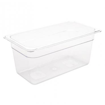 Cater-Cook 1/3GN Clear Polycarbonate Gastronorm Container, 150mm Deep - CK3015