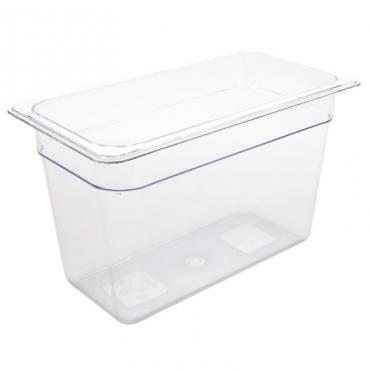 Cater-Cook 1/3GN Clear Polycarbonate Gastronorm Container, 200mm Deep - CK3016