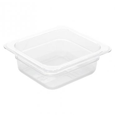 Cater-Cook 1/6GN Clear Polycarbonate Gastronorm Container, 65mm Deep - CK3022
