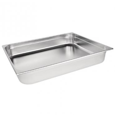 Cater-Cook 2/1 Stainless Steel Gastronorm Container 100mm Deep - CK4001