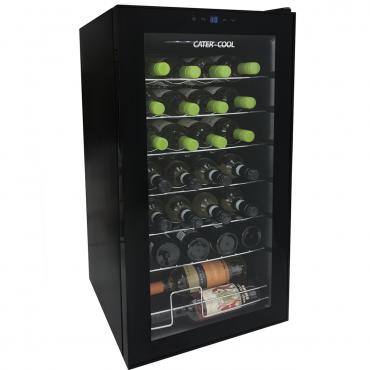 Cater-Cool CK6028 28 Bottle Single Door Commercial Wine Cooler 