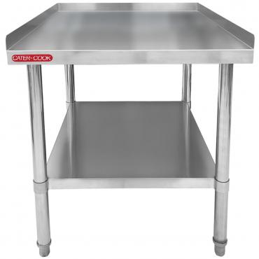 Cater-Fabs CKF8610 Stainless Steel 610mm Wide Equipment Stand With Undershelf.