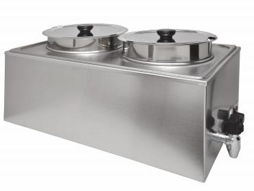 Cater-Cook CK7005 Wet Heat Round Pot Bain Marie (With Drain Tap) *SPECIAL OFFER SAVE 70!*