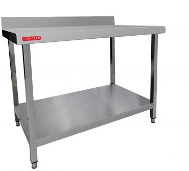 Cater-Cook CK8010 Flat Packed Fully Stainless Steel Wall Table W1000 x D600mm