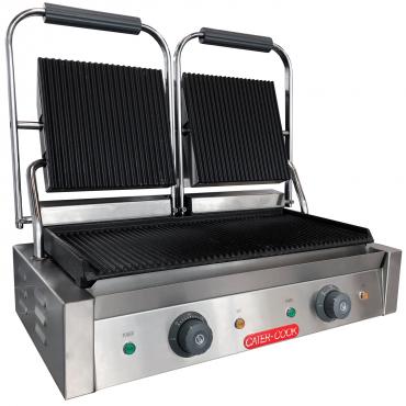 Cater-Cook CK8013 Double Ribbed Contact Grill