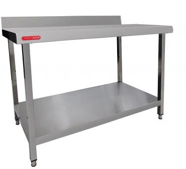  Cater-Cook CK8022 Flat Packed Fully Stainless Steel Wall Table W1200 x D700mm