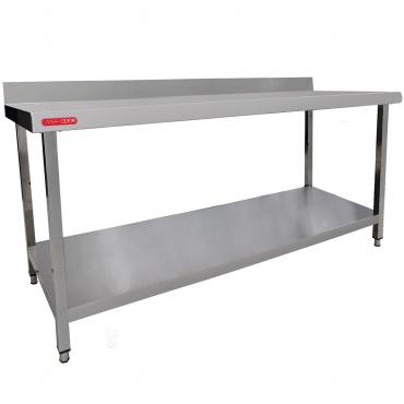 Cater-Cook CK8028 Flat Packed Fully Stainless Steel Wall Table W1800 x D700mm