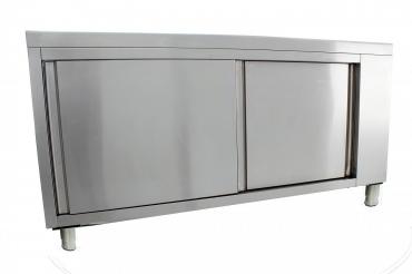 Cater-Cook CK8041 Storage Cabinet with Sliding Doors and Splashback