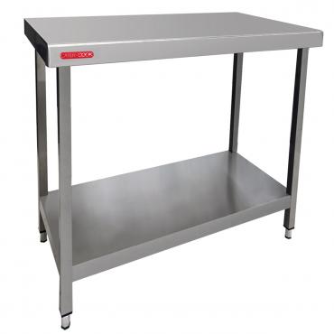 Cater-Cook CK8126 Fully Stainless Steel Centre Table - W1200 x D600mm
