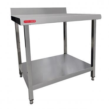 Cater-Cook CK8160 Flat Packed Fully Stainless Steel Wall Table W600 x D700mm