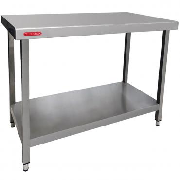 CK8174 Flat Packed Fully Stainless Steel Centre Table W1400 x D700mm