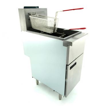 Cater-Cook CK8301 20 Litre Single Tank, Twin Basket 3 Tube Commercial LPG Gas Fryer - 90,000 BTUs - OUT OF STOCK