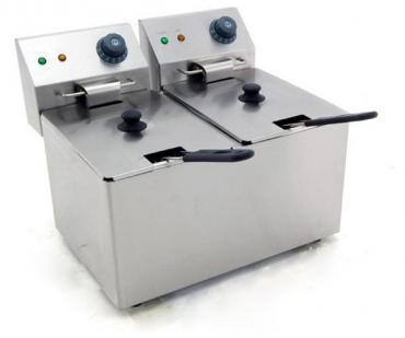 Cater-Cook CK8305 Twin Tank 12ltr Electric Fryer