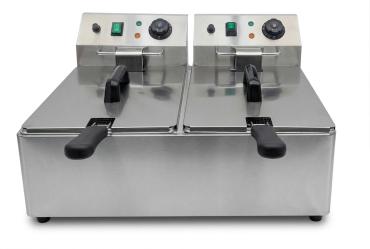 Cater-Cook CK8462 Single Tank 2 x 6 Litre Electric Counter Top Fryer