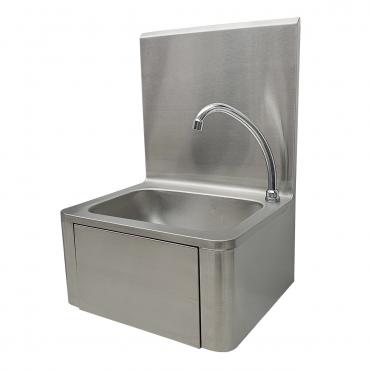 Cater-Wash CK8526 Stainless Steel Knee Operated Wash Basin - With Soap Dispenser