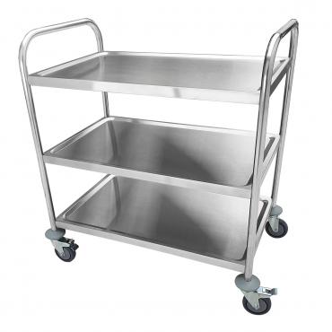 Cater-Cook CK8862 3 Tier Stainless Steel Service Trolley