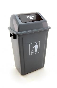 Cater-Clean CK9019 Push Lid Dustbin 58 Ltr 