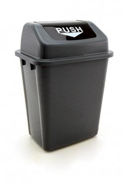 Cater-Clean CK9021 Push Lid Dustbin 23 Ltr