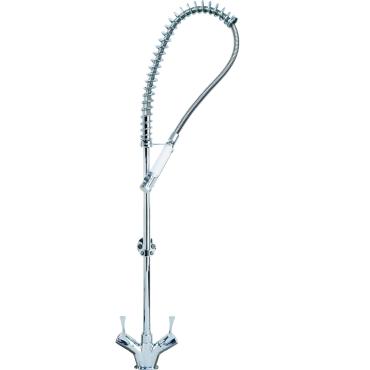 Mechline AquaTechnix TX-PR-20L-ST-BF0, Monobloc, Twin Feed Pre-Rinse Spray Arm with No Bowl Filler and Lever Control - CK9077