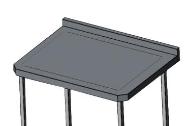 Add A Chamfered Corner To Your Cater-Fabs Stainless Steel Table