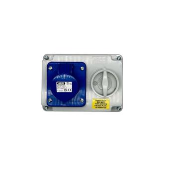 MCG 16AMP 2P+E 230V Interlock Switched Socket IP44- CKP1453