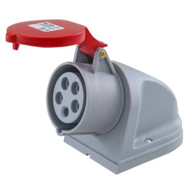 MCG 16AMP 3P+N+E 415V Wall Socket, IP44, with 25mm Gland - CKP165P4