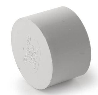 CKP1915 , Solvent Weld Socket Plug - 40mm White