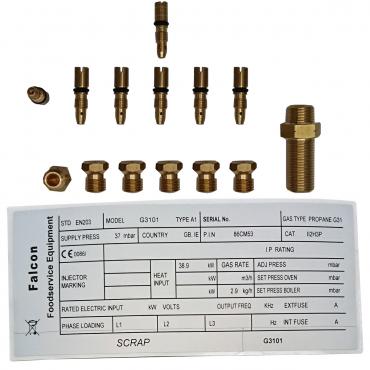 CKP5290 - Falcon Dominator G3101 Conversion Kit - Natural to LPG 