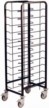 EAIS 'Club' Epoxy Coated Tray Clearing Trolleys