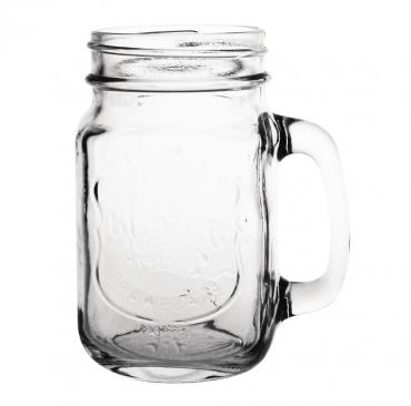 Olympia CM698 Handled Mason Jars 450ml (Pack of 12)