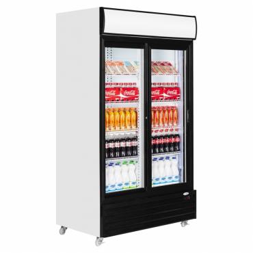 Elstar CR1130SP Commercial Double Door Display Refrigerator - 1000L