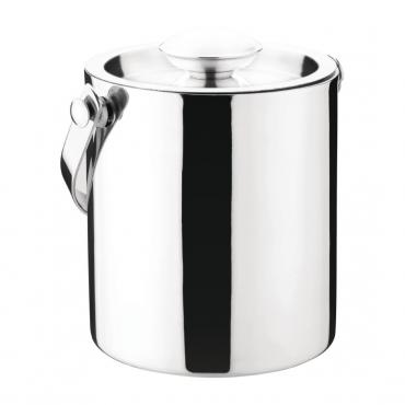 Olympia Double Walled Ice Bucket with Lid 1Ltr - CS076