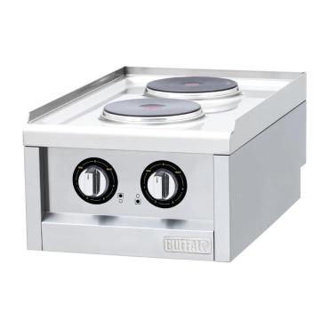 Buffalo CU472 600 Series 2 Ring Electric Hob