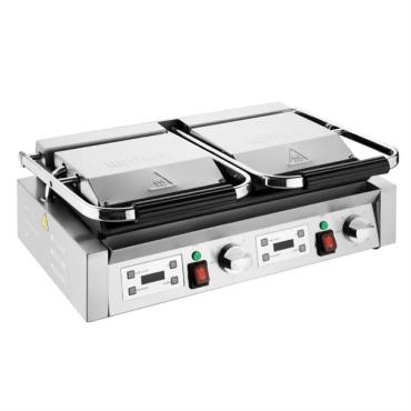Buffalo CU610 Extra Large Contact Grill Double Flat Plate