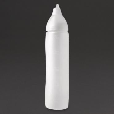 CW112 Araven Clear Non-Drip Sauce Bottle 17oz.