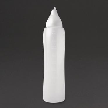 CW114 Araven Clear Non-drip Sauce Bottle 35oz. 