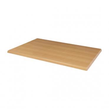 Bolero Pre-Drilled Rectangular Tabletop Beech Effect - CW130