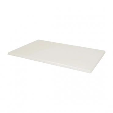 Bolero Pre-Drilled Rectangular Tabletop White - CW132