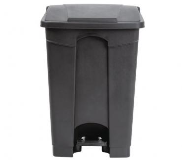 Jantex CW722 Black Kitchen Pedal Bin - 45Ltr