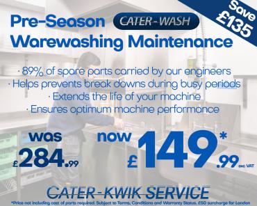 Cater-Wash Pre-Season Maintenance Visit