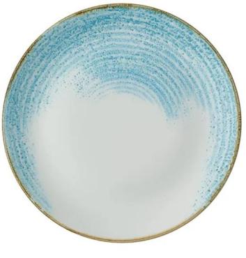 Churchill CX668 Homespun Accents Evolve Coupe Plates Aquamarine 260mm (12 Pack)