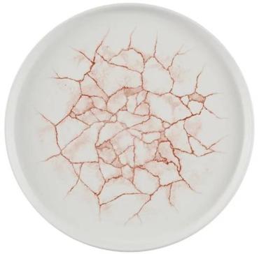 Churchill CX689 Studio Prints Kintsugi Walled Plates Coral 260mm (6 Pack)